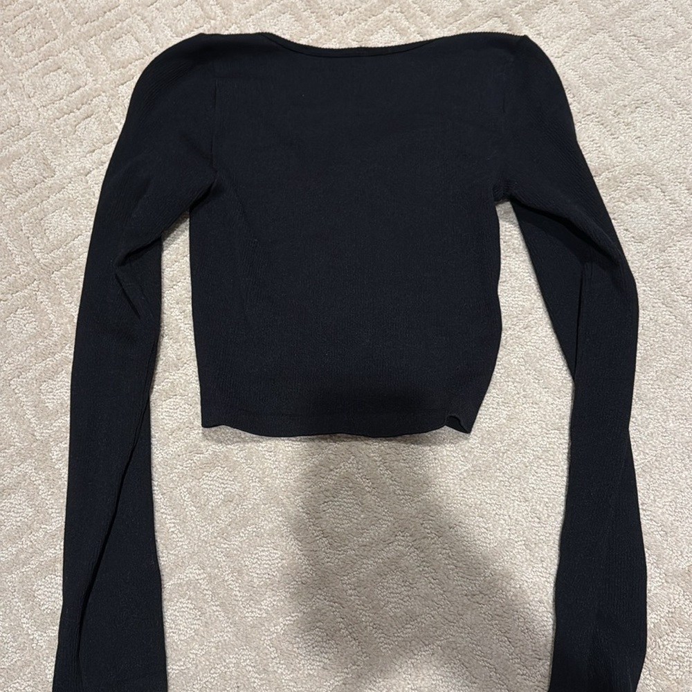 Button Closed Crop Top - image 4